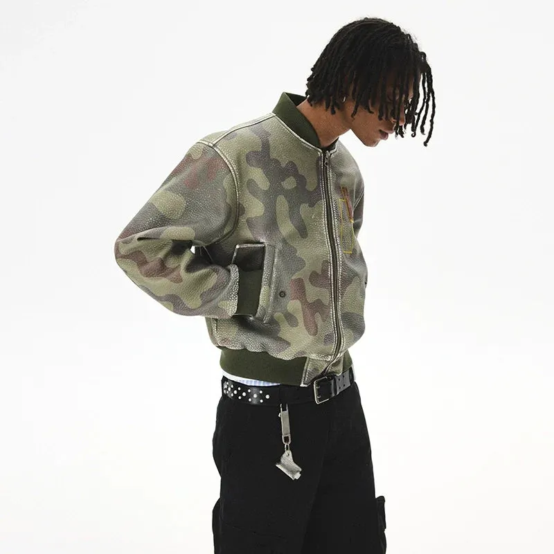 Camouflage Bomber Jacket