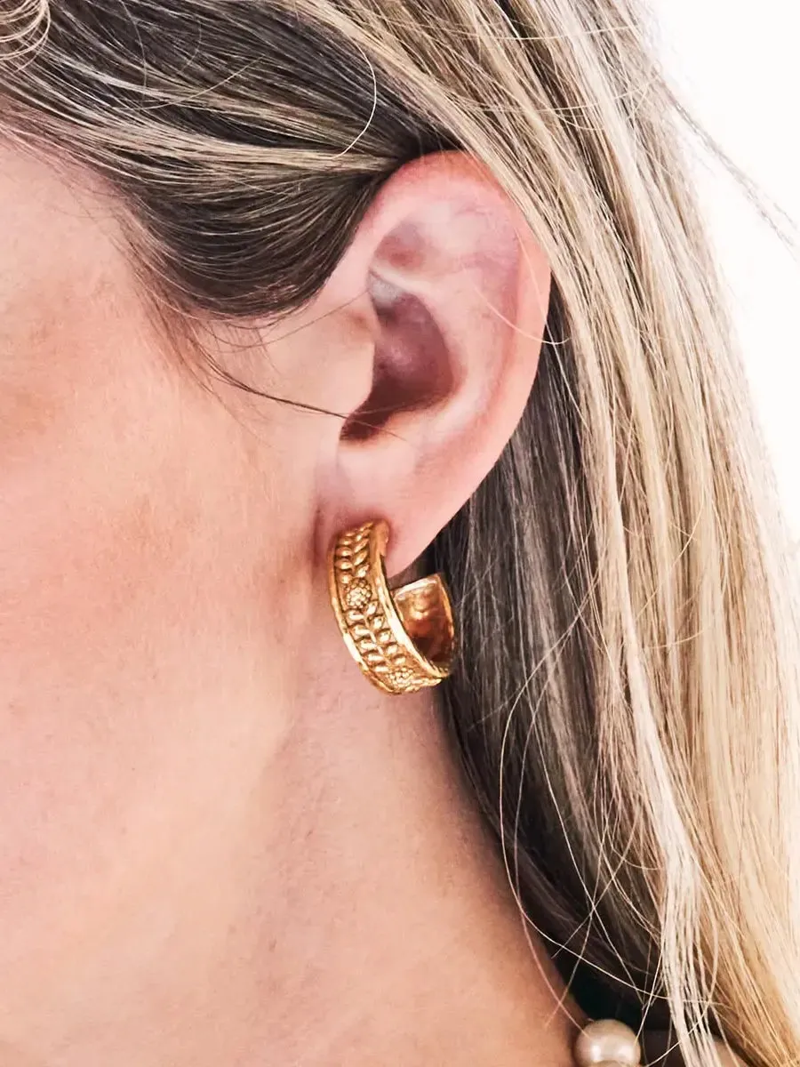 Capucine De Wulf Berry Vine Small Hoops