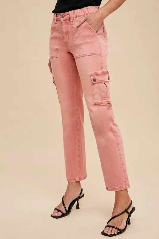 Cargo Denim Pants