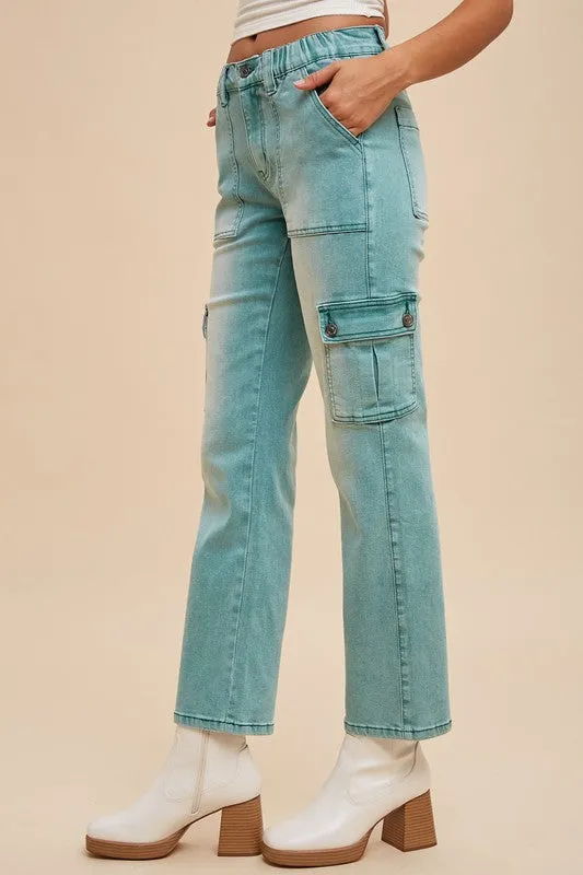 Cargo Denim Pants