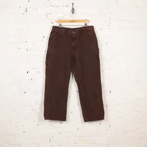 Carhartt Original Dungaree Fit Work Pants - Brown - XL