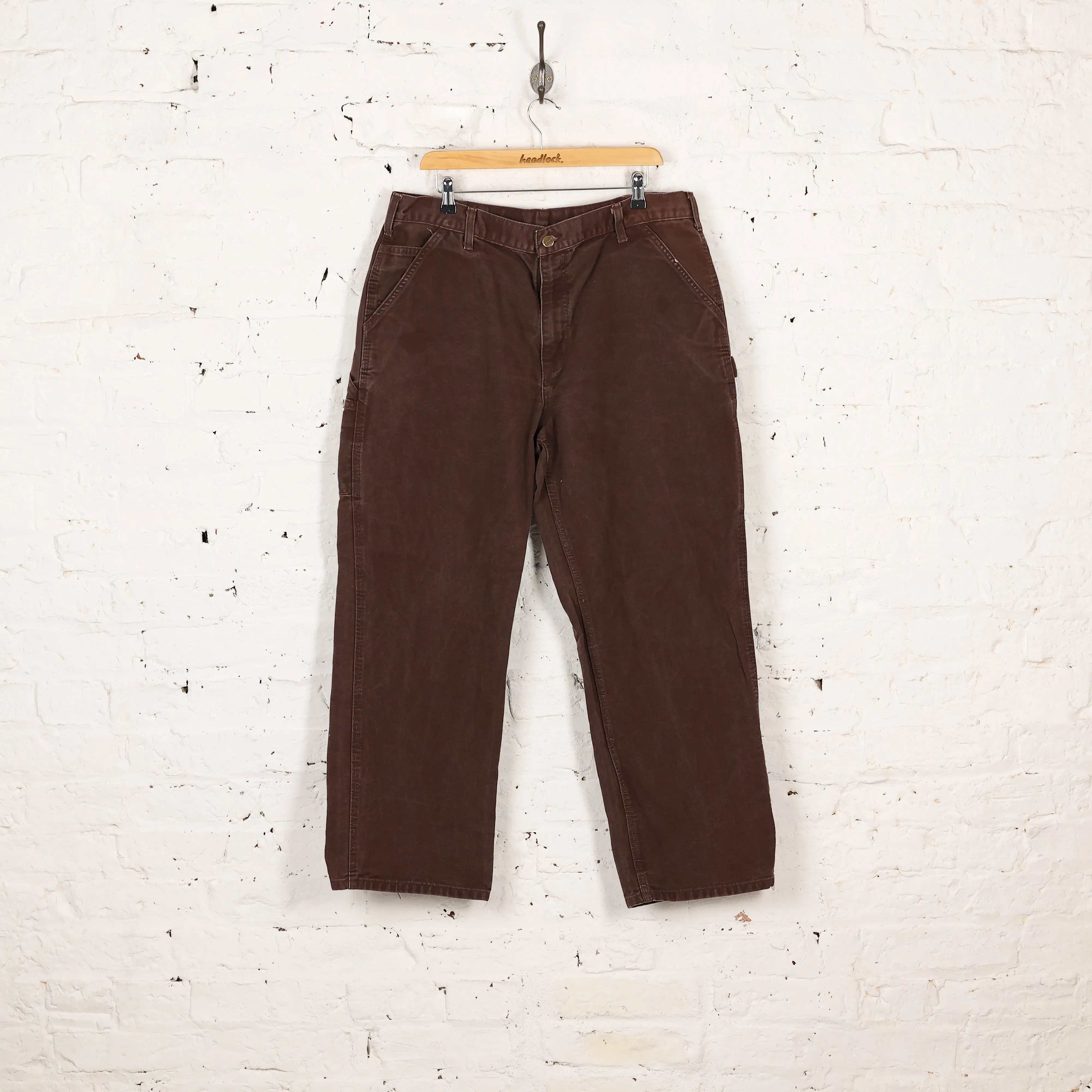 Carhartt Original Dungaree Fit Work Pants - Brown - XL