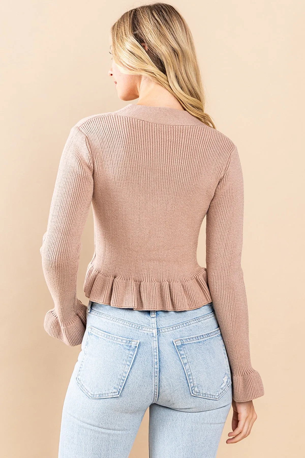 Carson- Sweater Knit Top