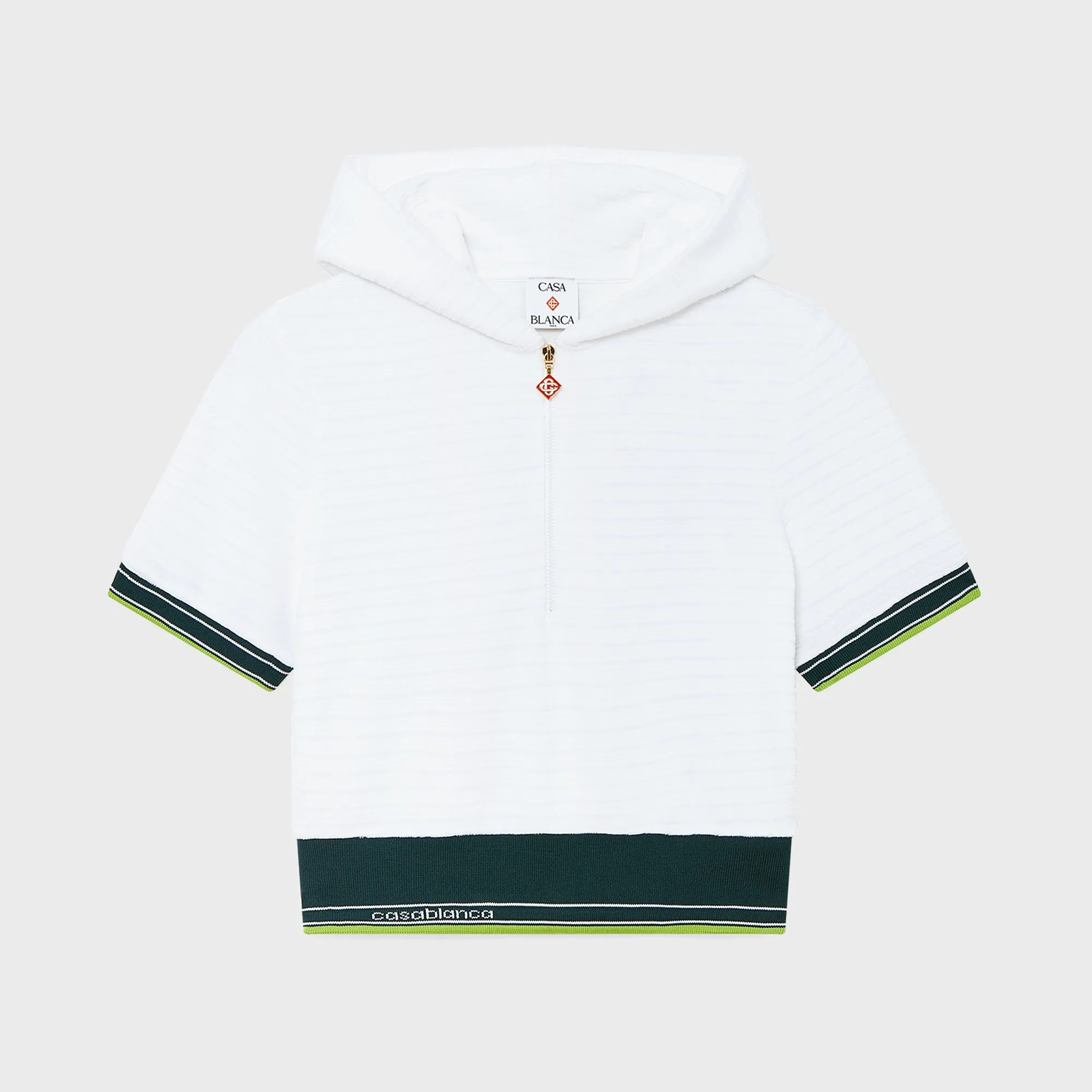 Casablanca Hippie Tennis Hood Top - White