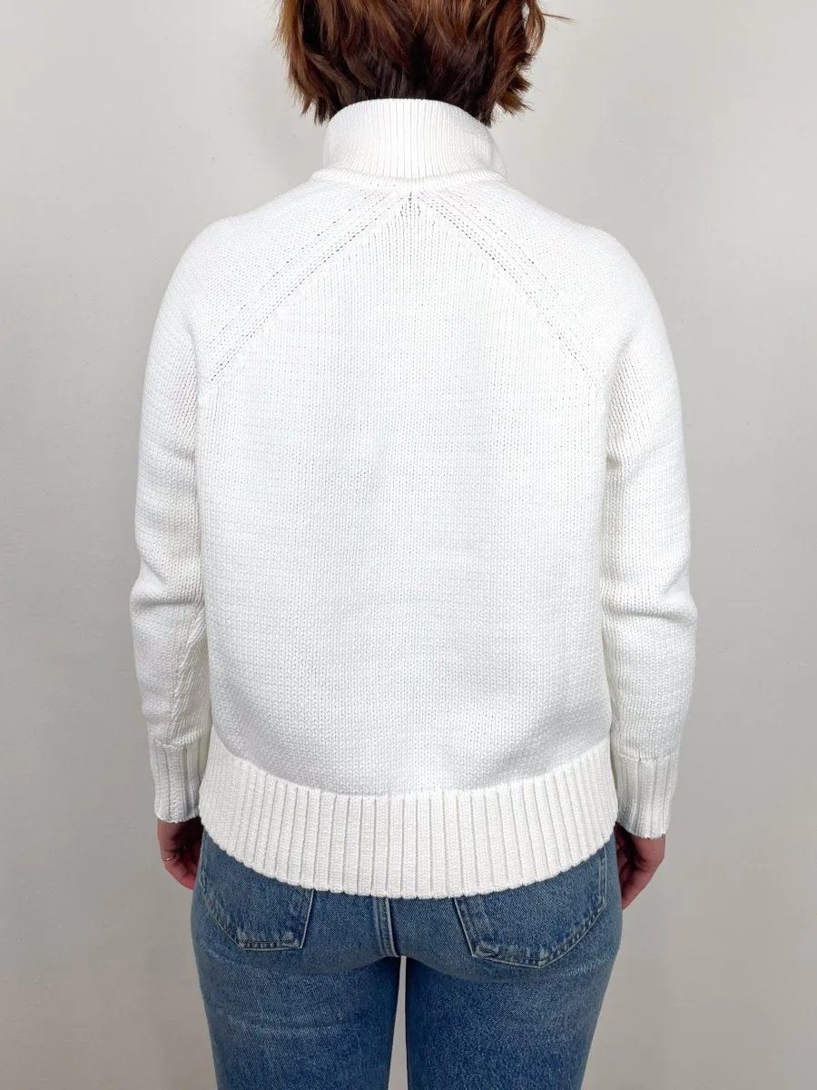 Catherine JC Sweater in Chalk Cotton