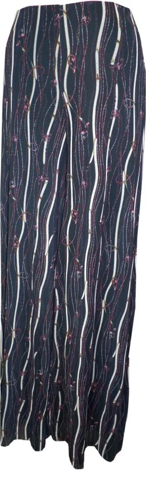 Chain Necklace Wide Pants