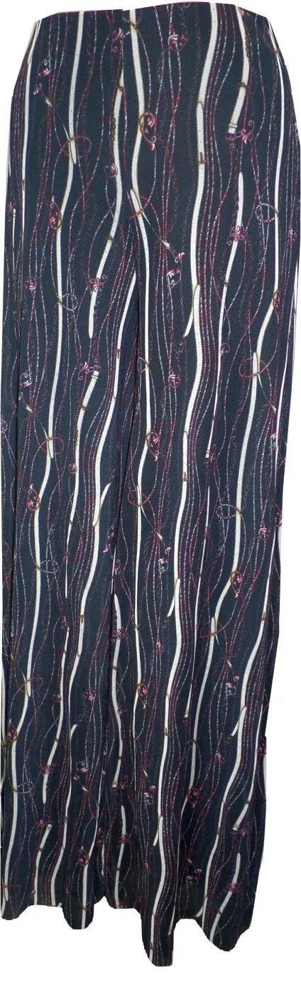 Chain Necklace Wide Pants