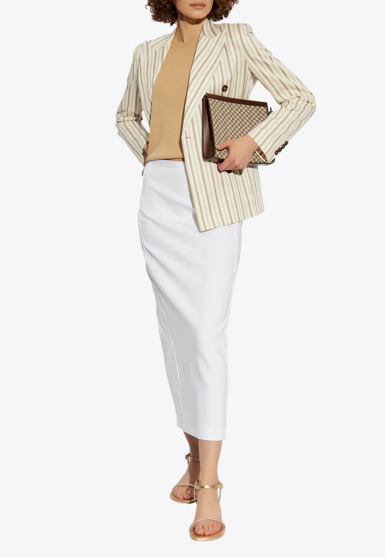 Charme Pencil Midi Skirt