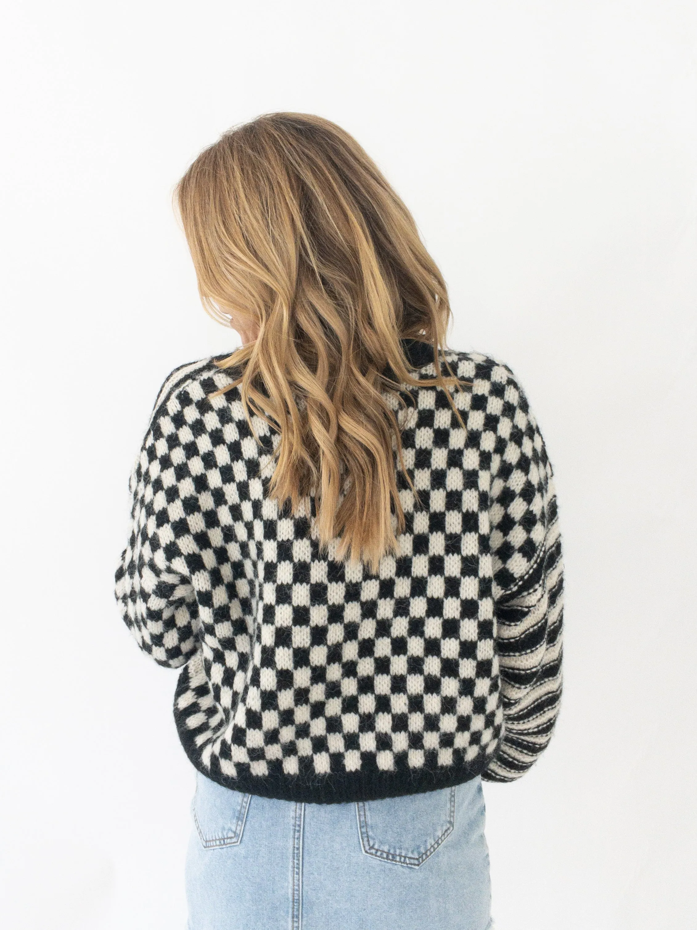 Checks My Boxes Cardigan
