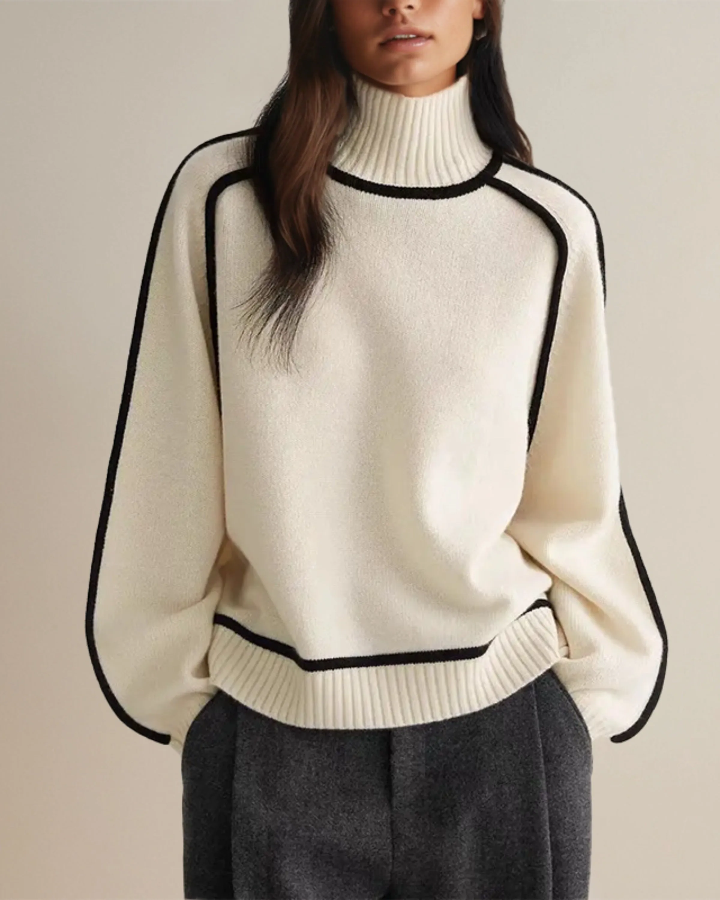 Chic Claire™ Turtleneck Sweater