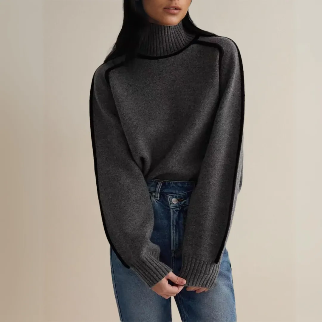 Chic Claire™ Turtleneck Sweater