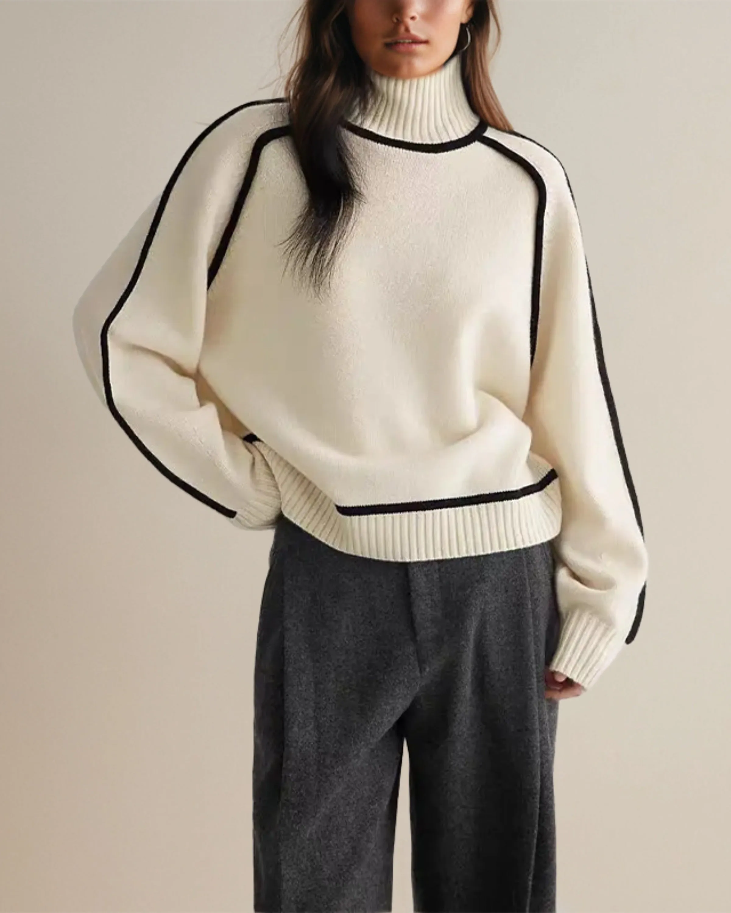 Chic Claire™ Turtleneck Sweater