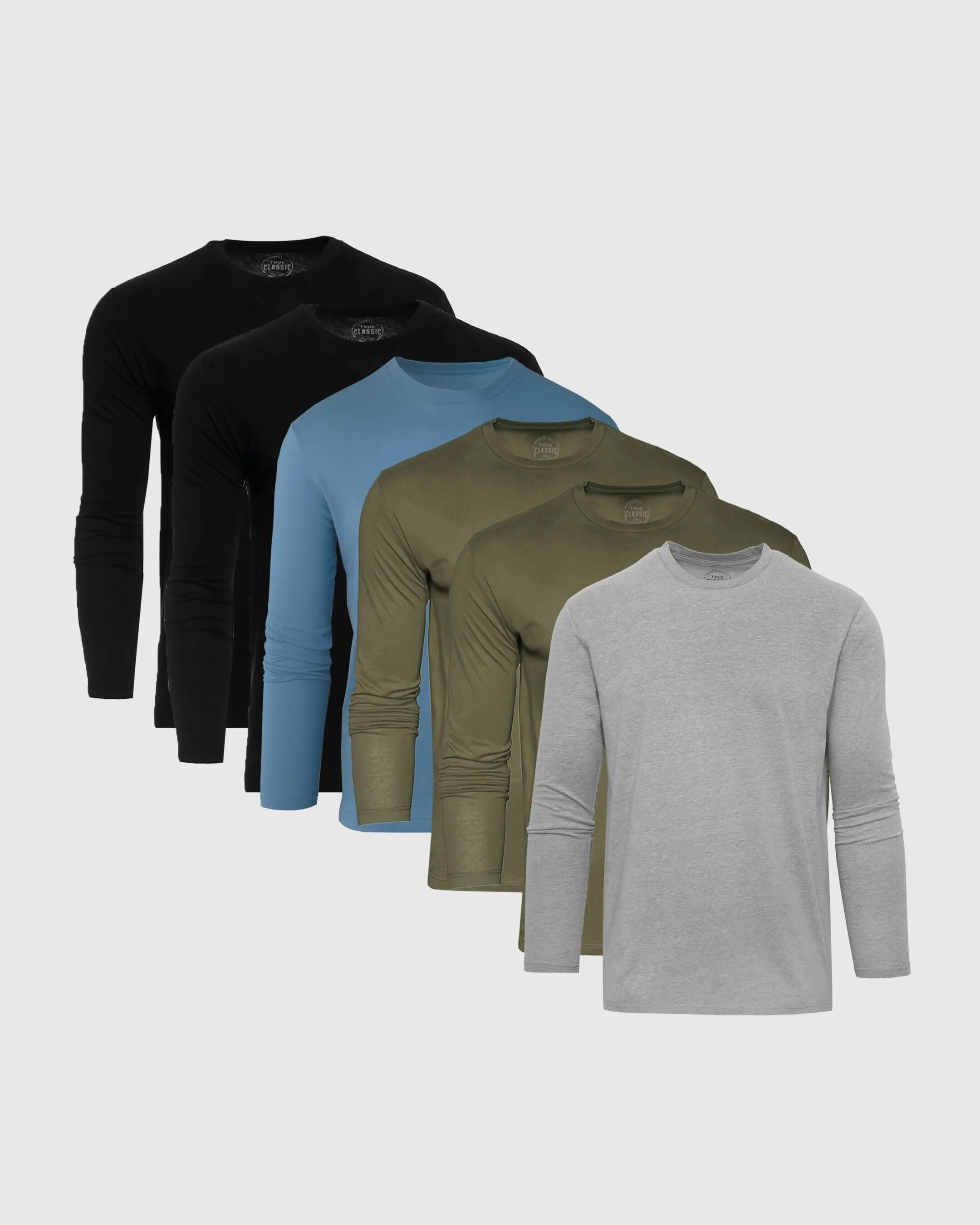 Classic Long Sleeve Crew 6-Pack