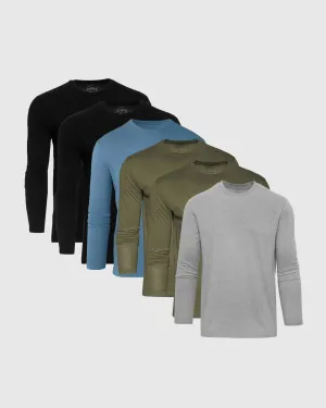 Classic Long Sleeve Crew 6-Pack
