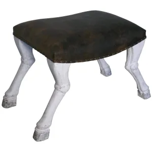 Claw Leg Saddle Stool by Noir