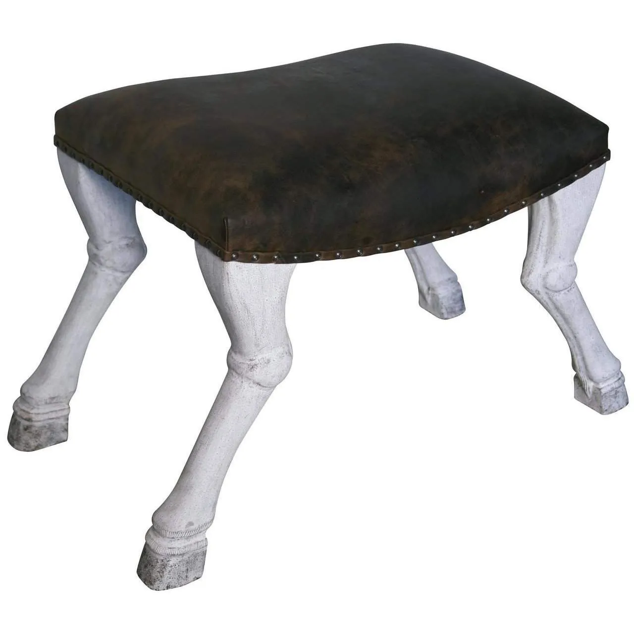Claw Leg Saddle Stool by Noir