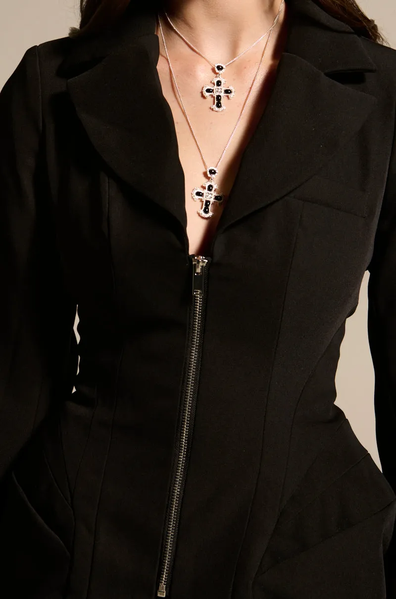 CORTEZ PEPLUM BLAZER