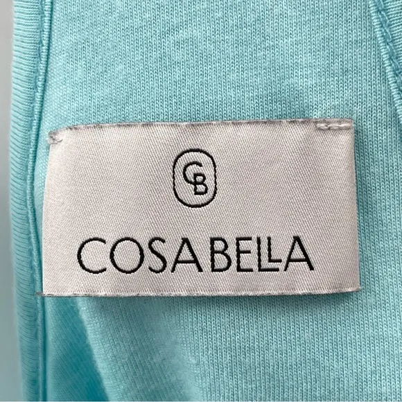 Cosa Bella Pima Cotton 2 Piece Pajama Loungewear Set Tank Top Pants Size Large