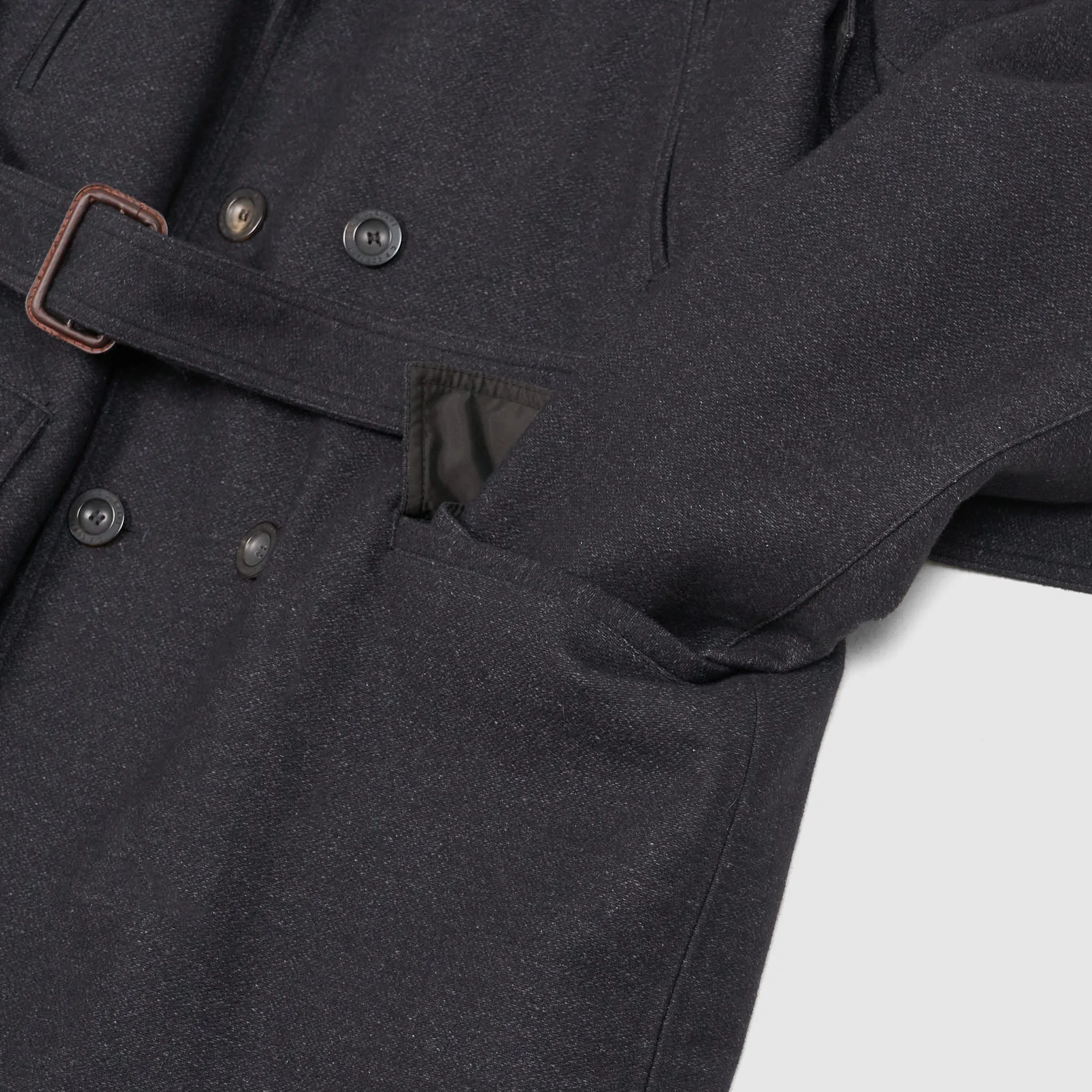 C.P. Company Shawl Collar Double-Breasted Car Coat