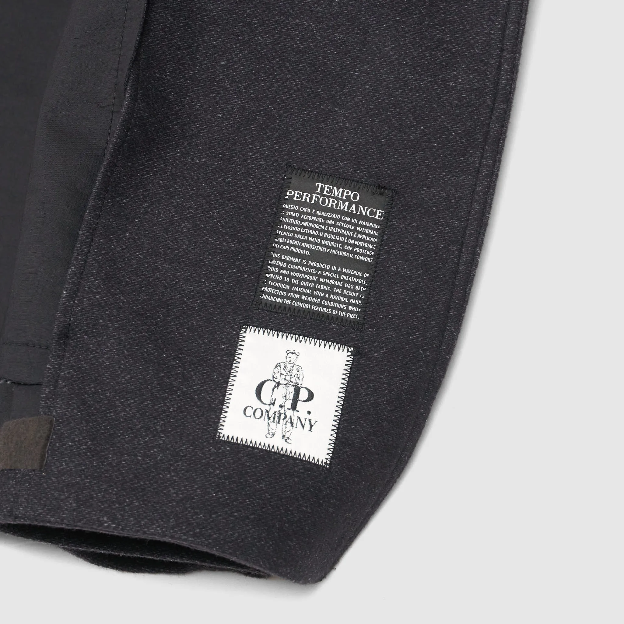 C.P. Company Shawl Collar Double-Breasted Car Coat
