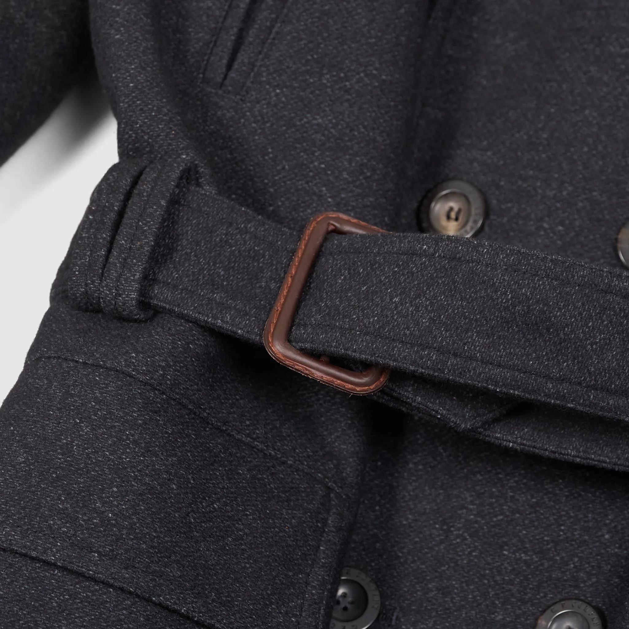 C.P. Company Shawl Collar Double-Breasted Car Coat