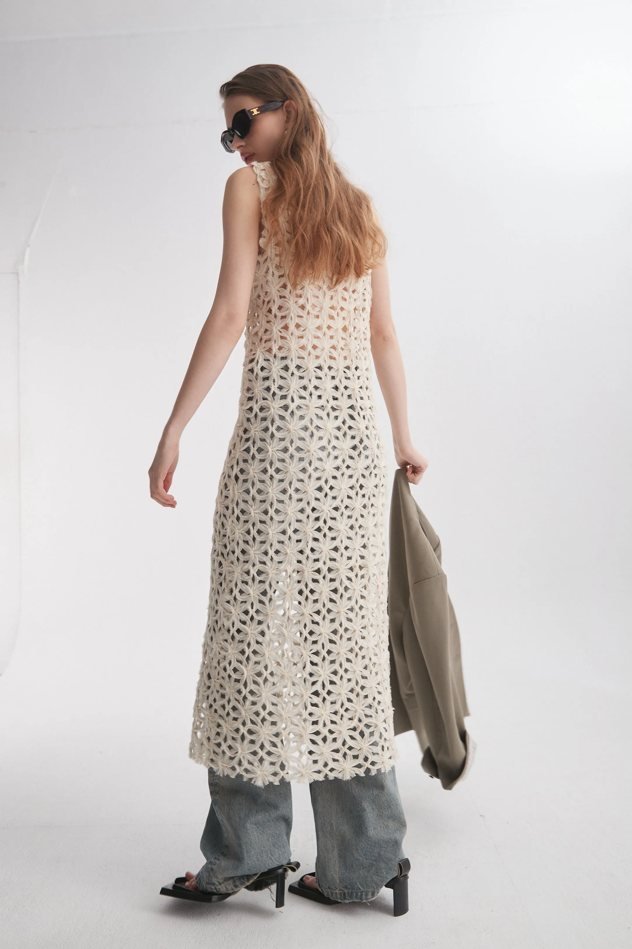 Crochet Knit Dress