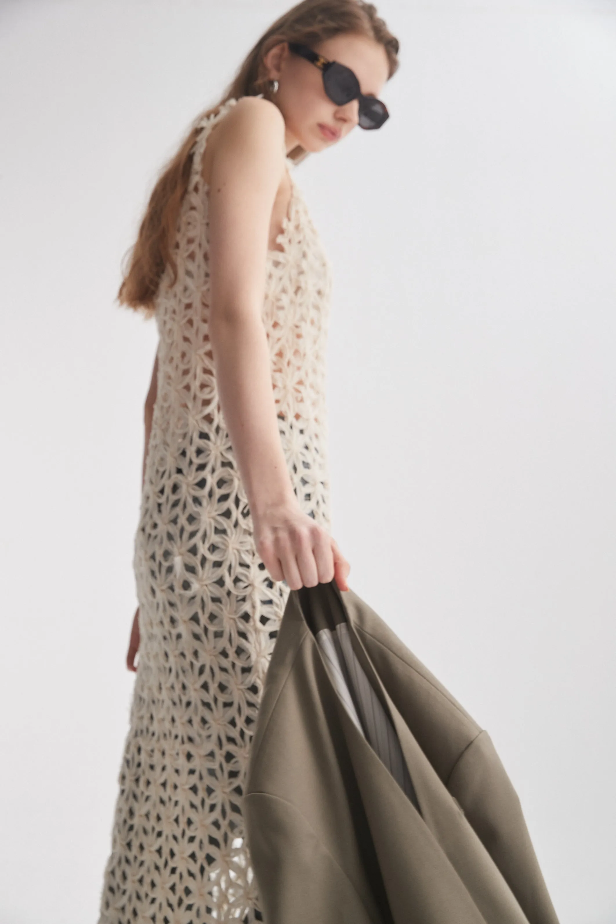 Crochet Knit Dress