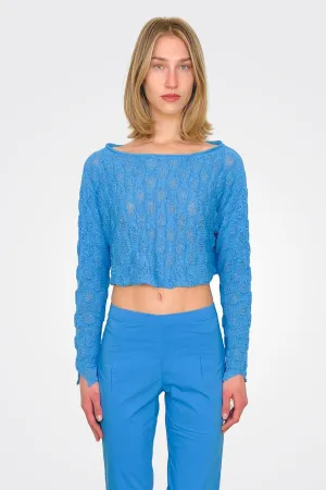 Cropped Sweater - Malibu