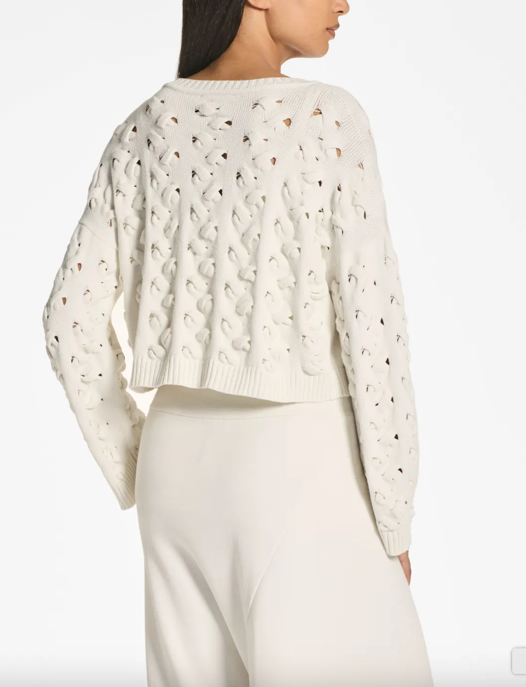 Cropped Sweater - Off White