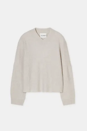 Cropped V-Neck