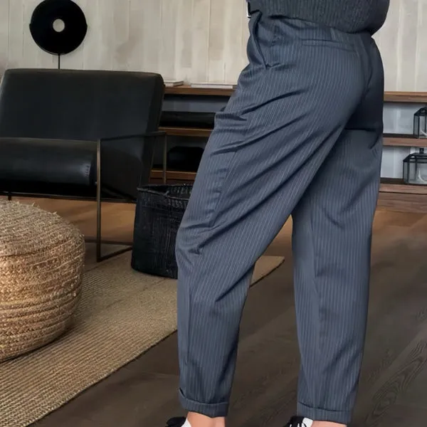 Dallas | STRIPED SUIT PANTS