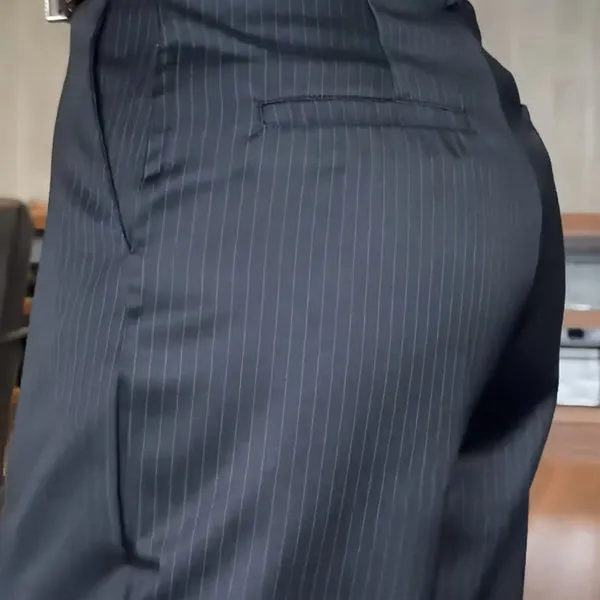 Dallas | STRIPED SUIT PANTS