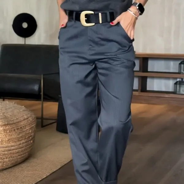 Dallas | STRIPED SUIT PANTS