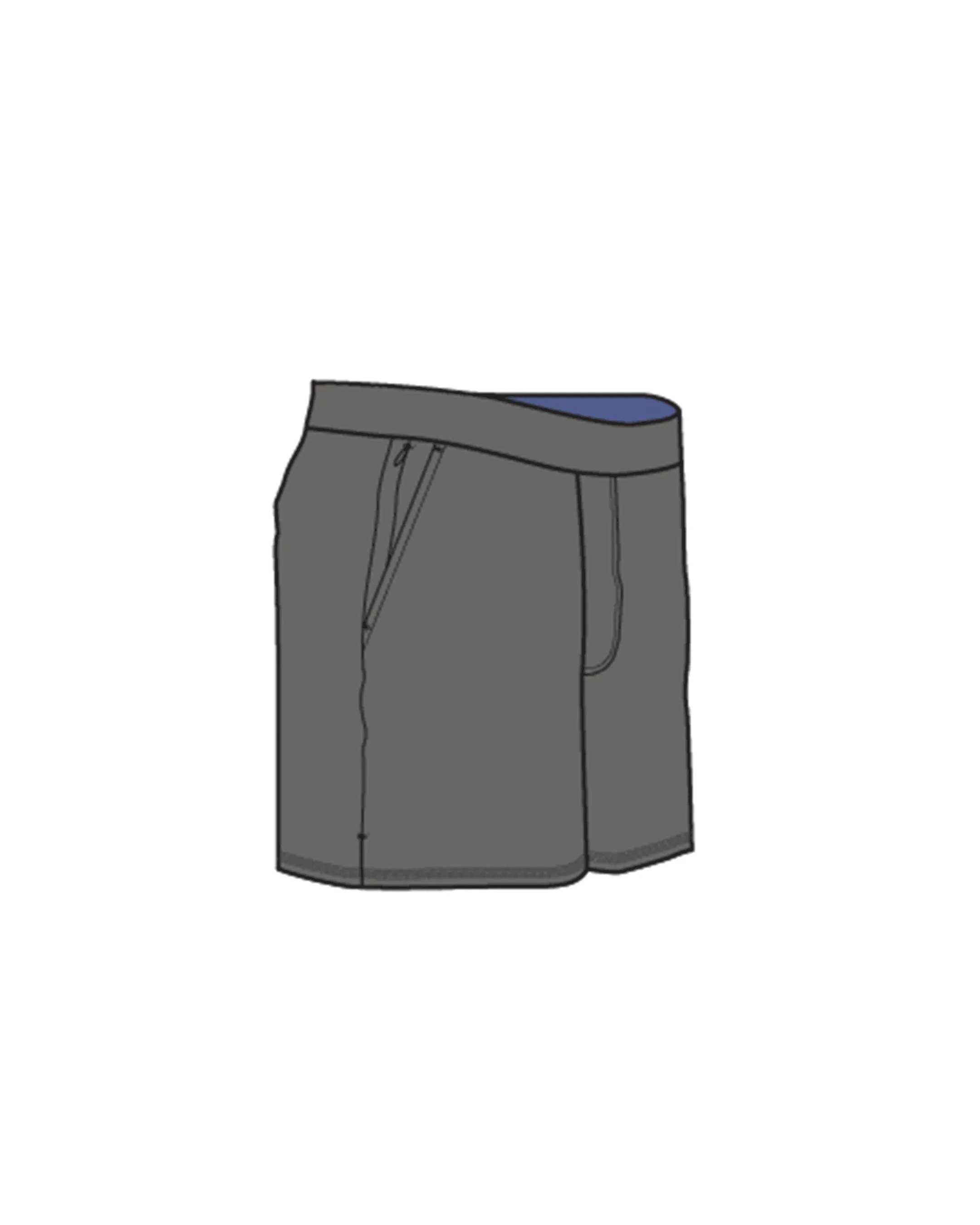 Dark Heather Military Green Active Comfort Shorts