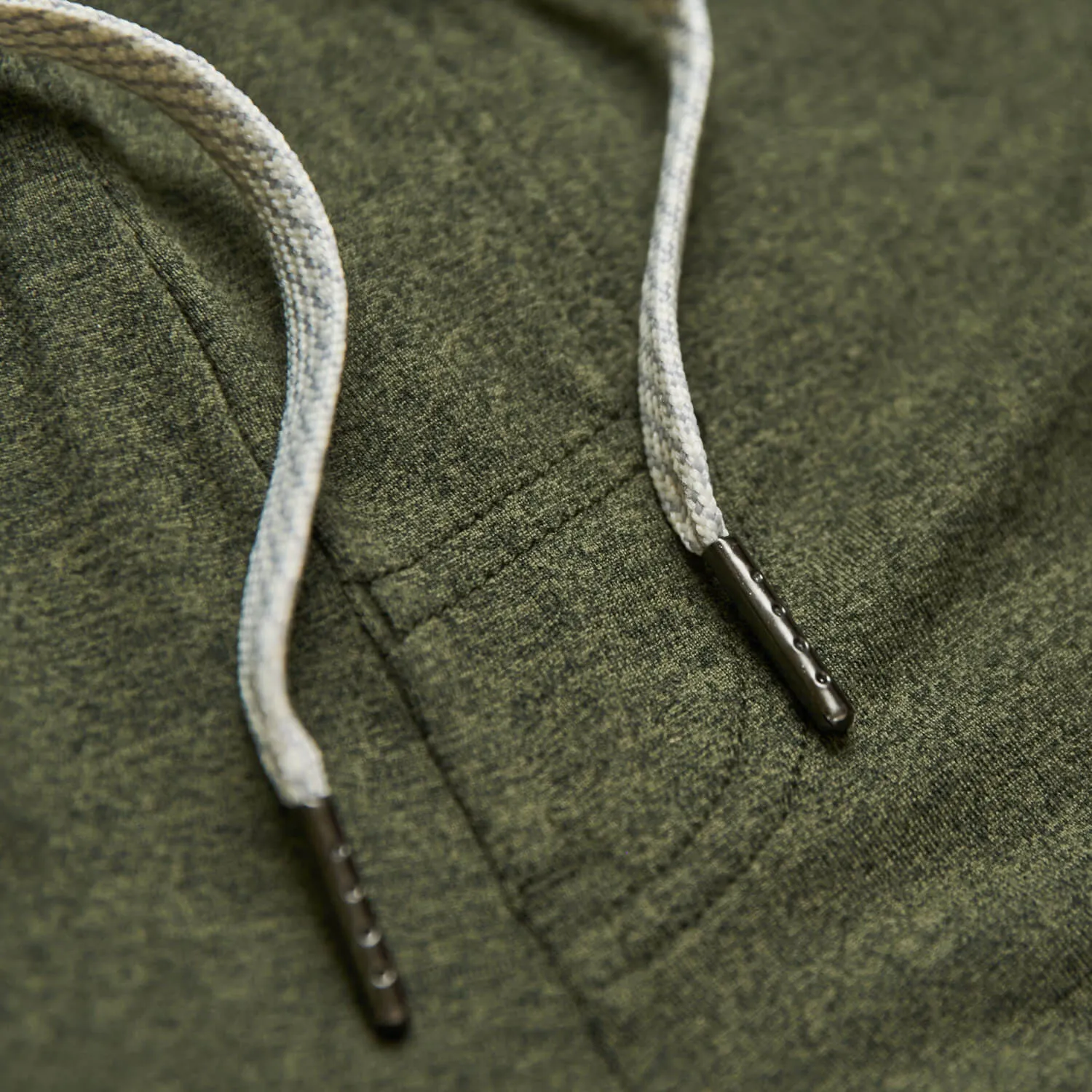Dark Heather Military Green Active Comfort Shorts