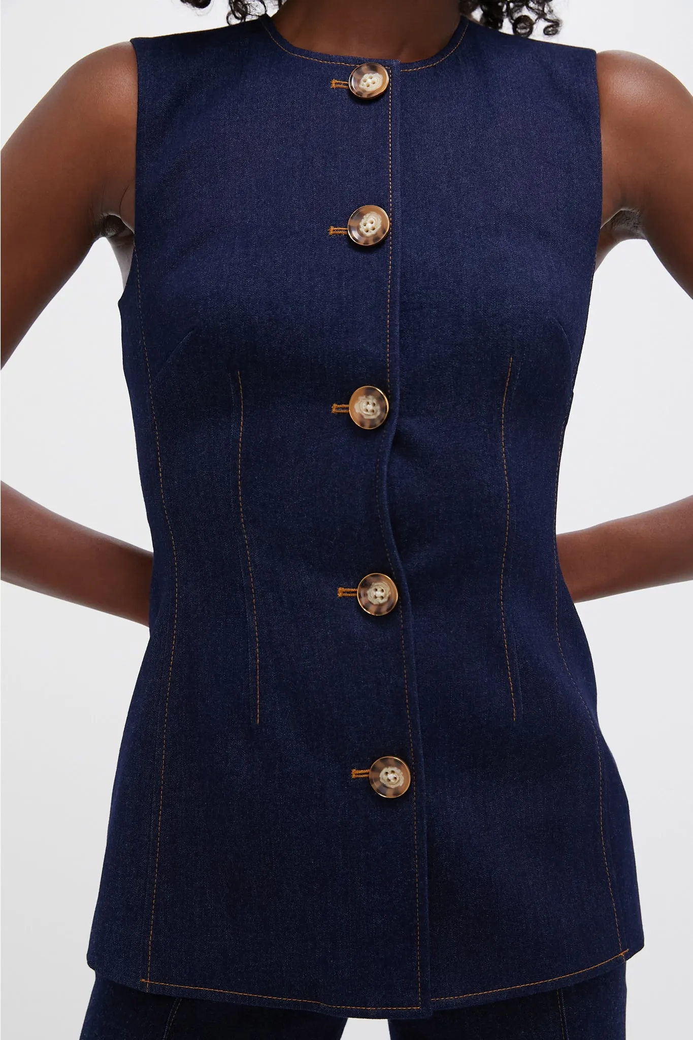 Dark Oxford Jessup Vest