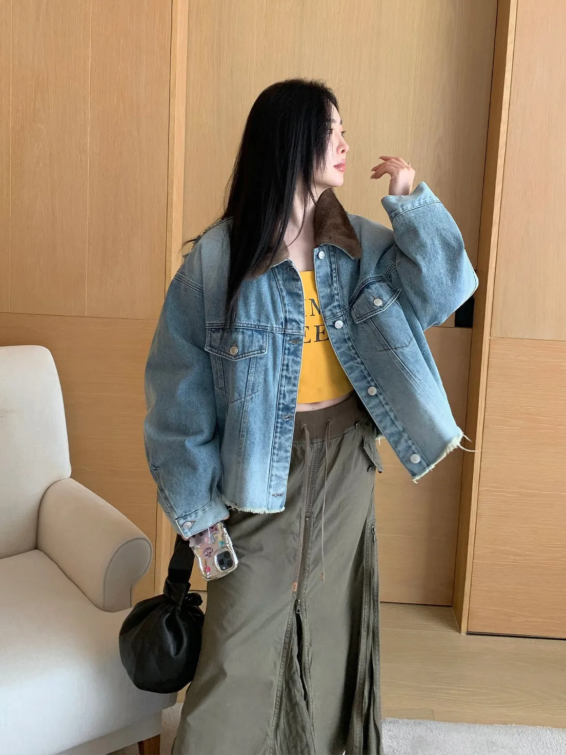 Denim Parker Jacket