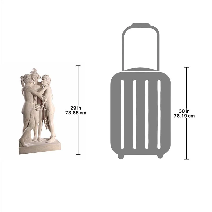 Design Toscano- The Three Graces Statue: Large