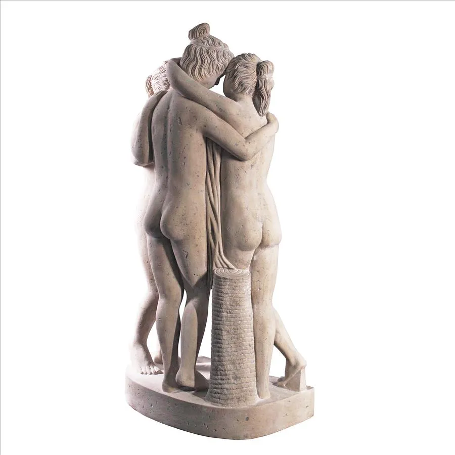 Design Toscano- The Three Graces Statue: Large