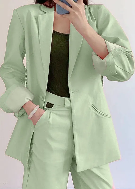 DIAMANTE ROPE KNOT BLAZER /DRESS - GREEN