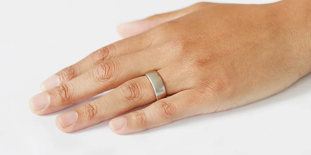 Dome Band / Wide Two Tone