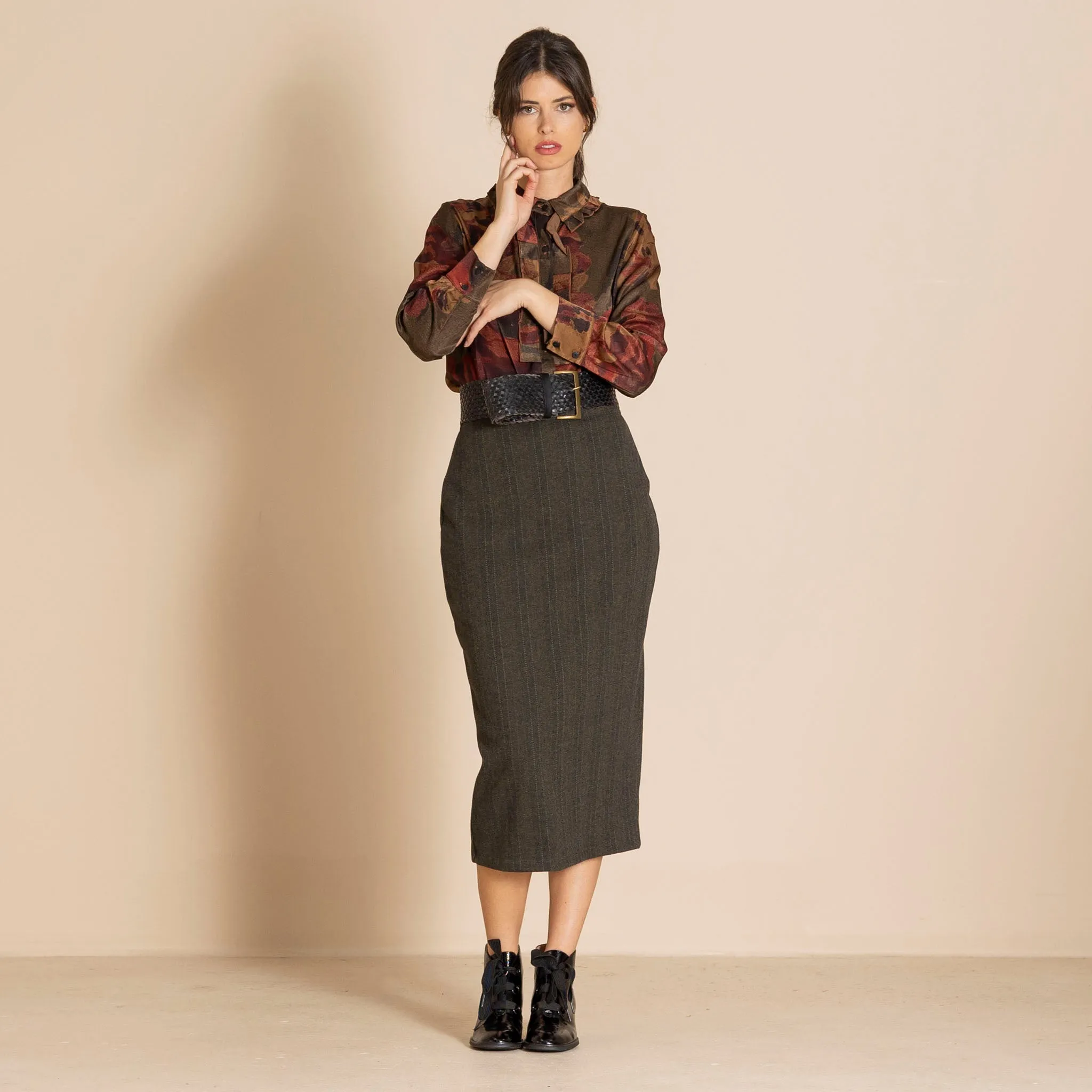 donegal pencil skirt