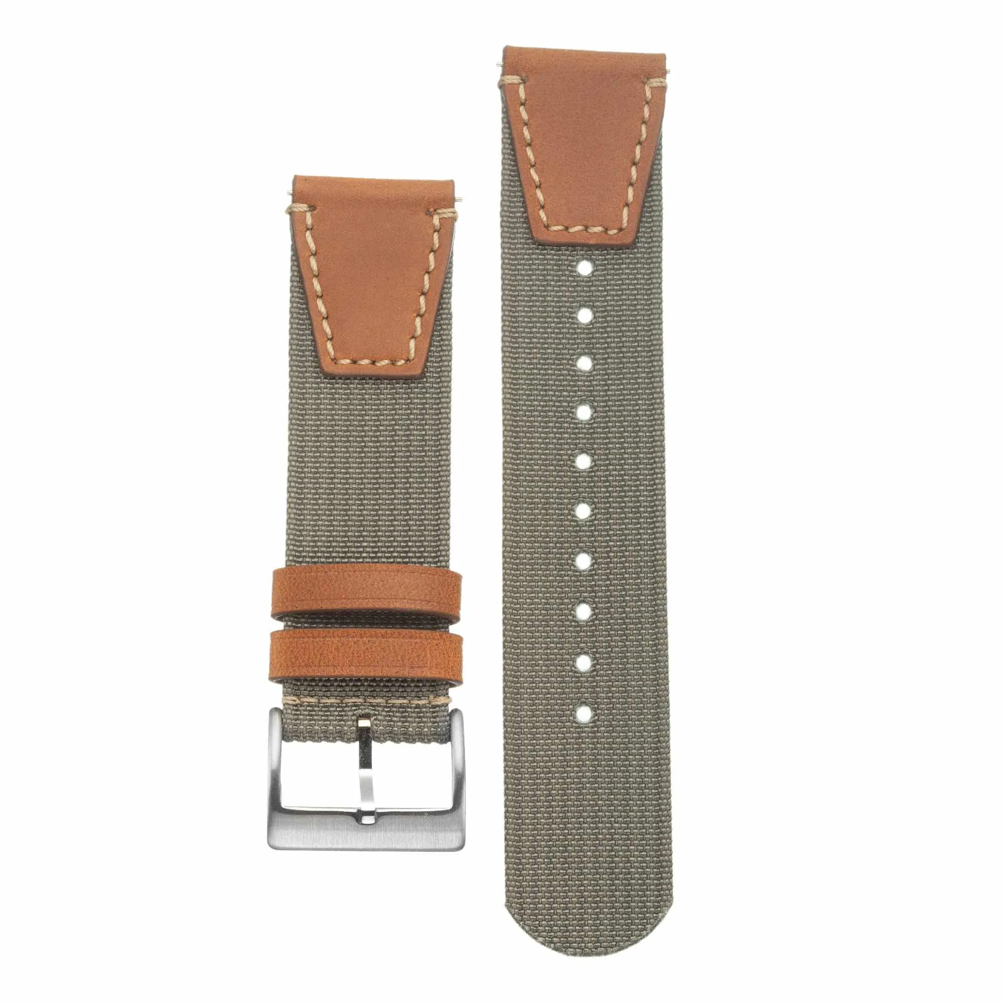 Eco-Friendly Military Grey Two Piece Strap