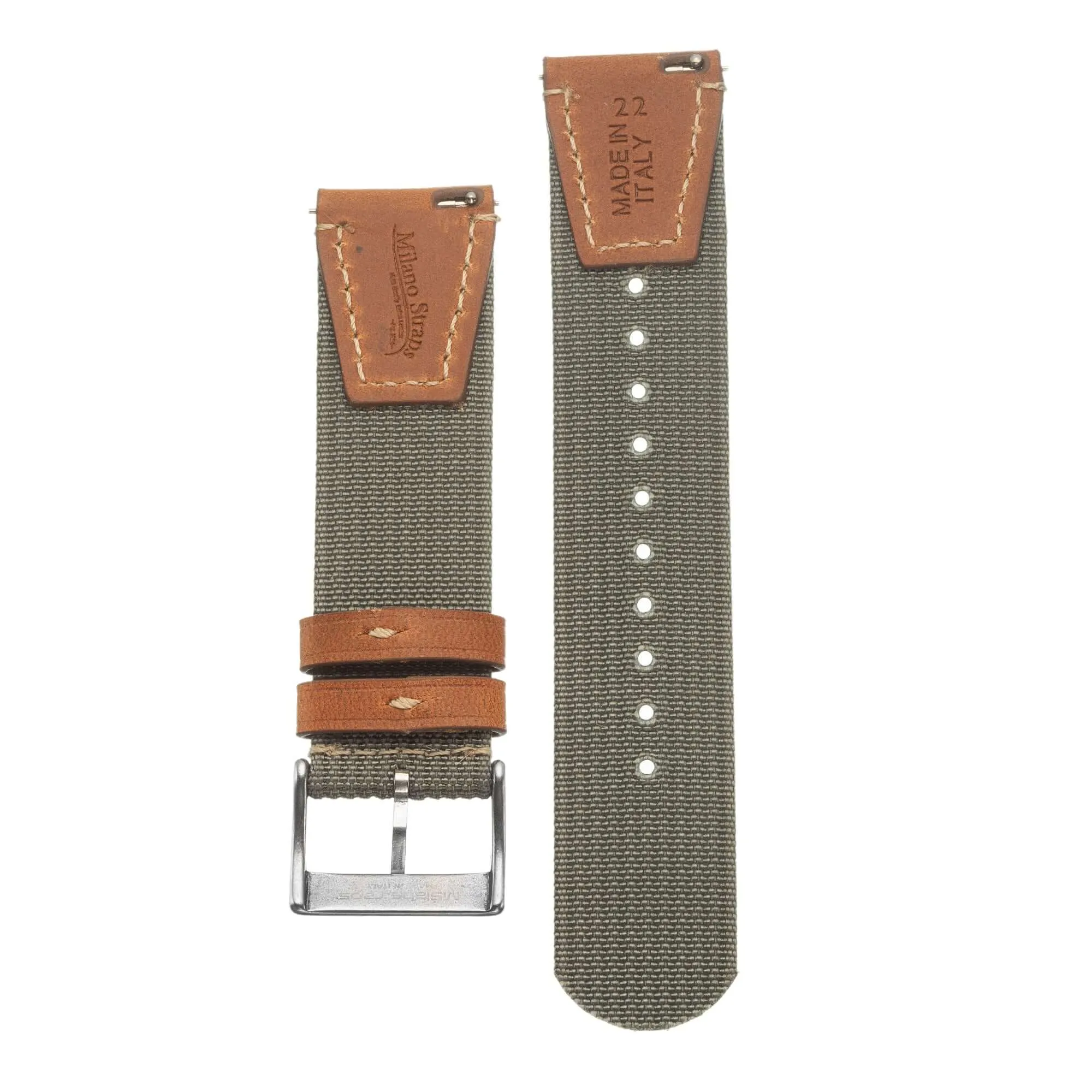 Eco-Friendly Military Grey Two Piece Strap