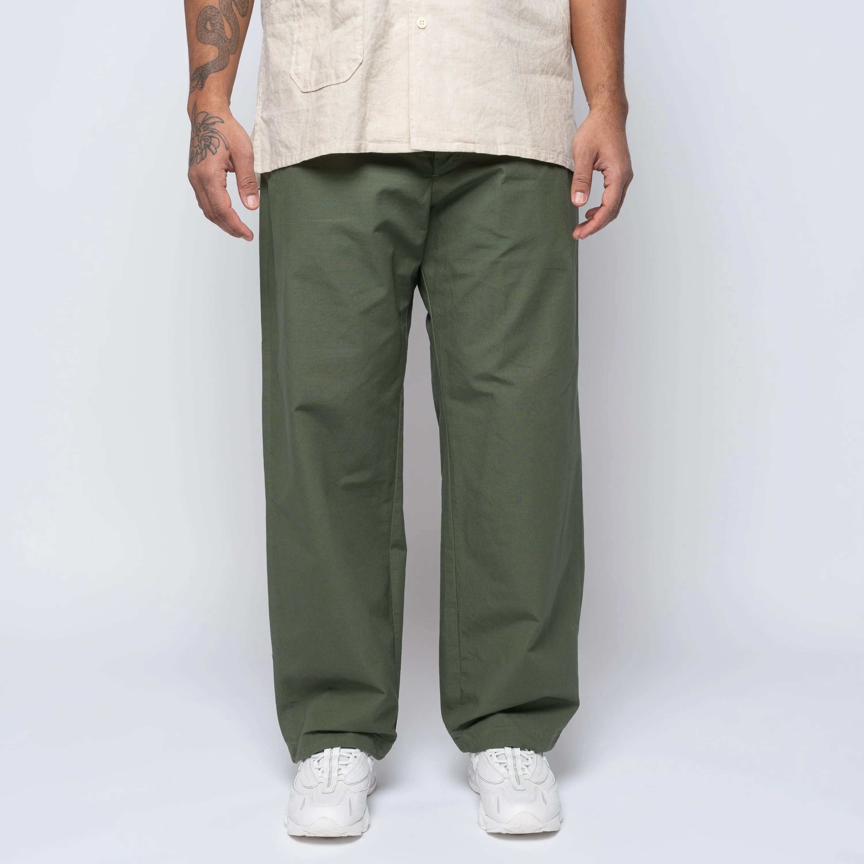 EG Cotton Ripstop Gurkha Pant Olive 25S1F039