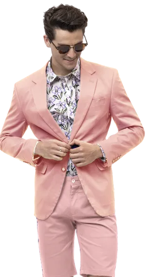 EJ Samuel CHJ01 Pink Chino Blazer
