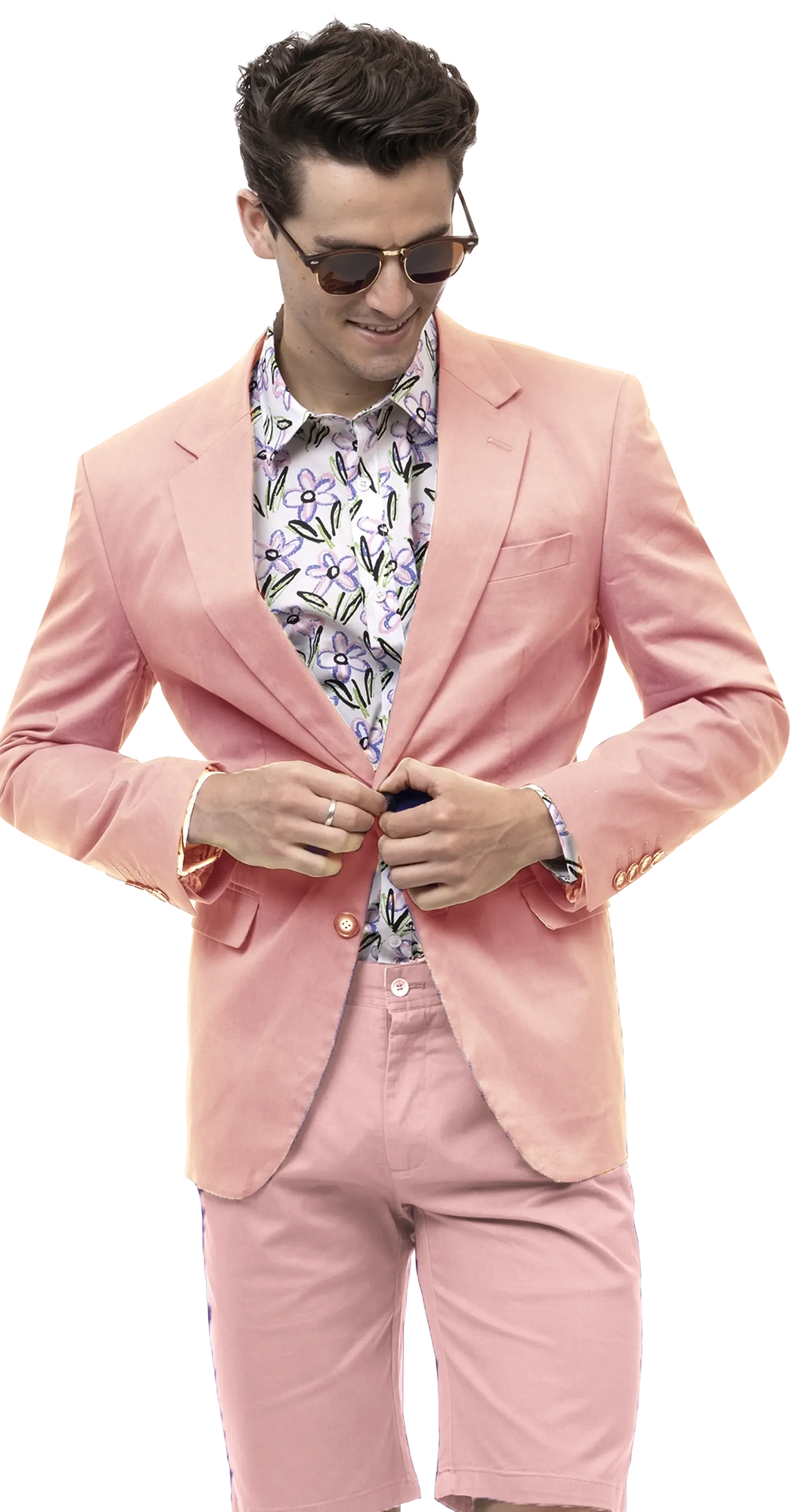 EJ Samuel CHJ01 Pink Chino Blazer