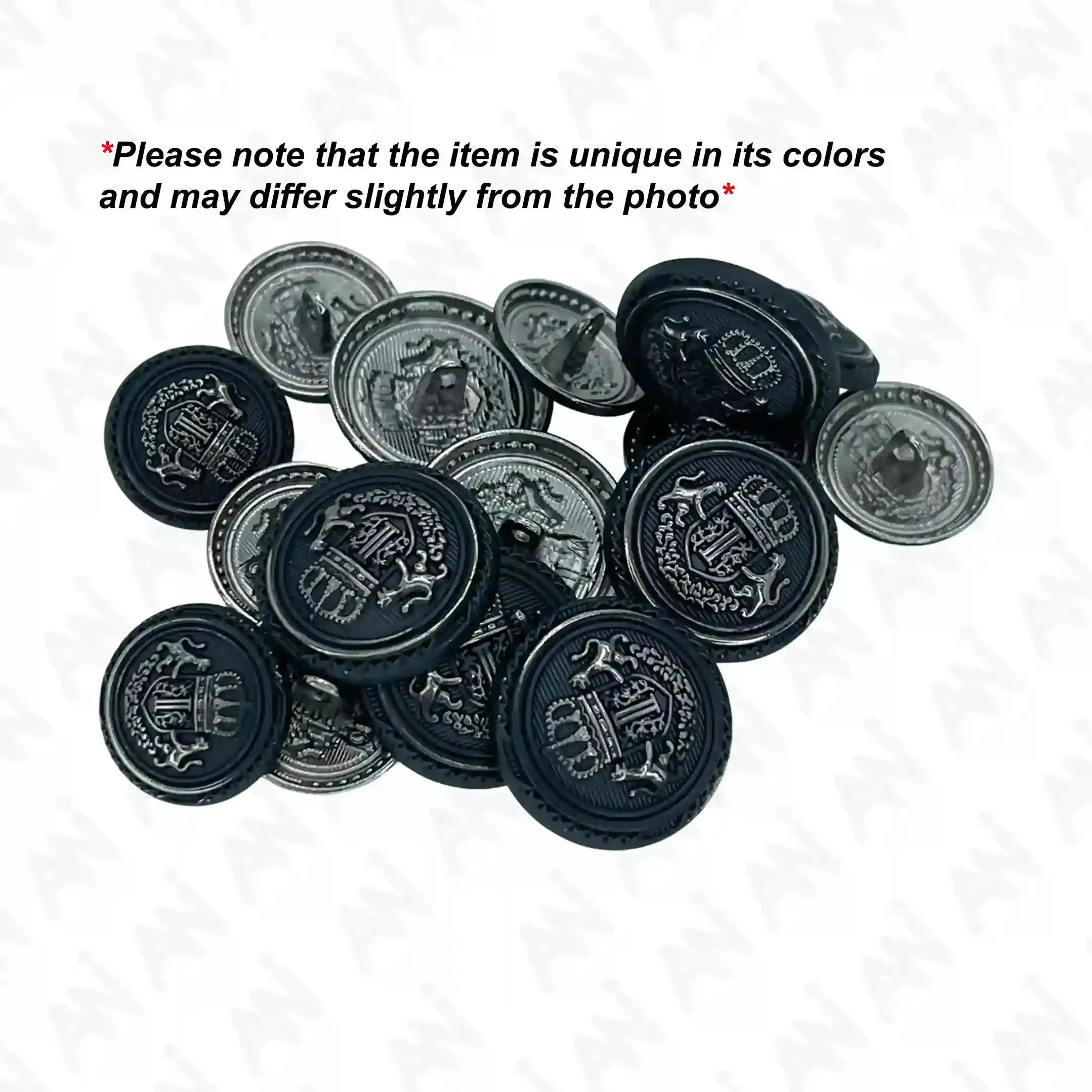 Elegant Anchor Style Metal Buttons