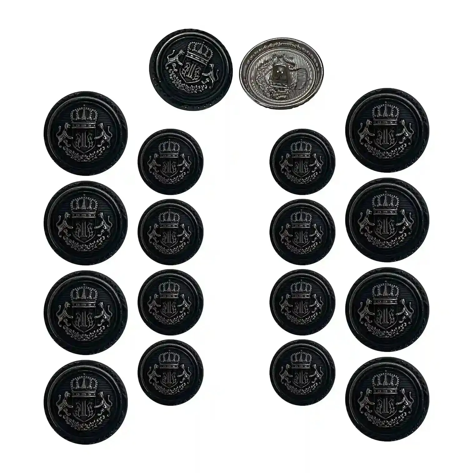 Elegant Anchor Style Metal Buttons