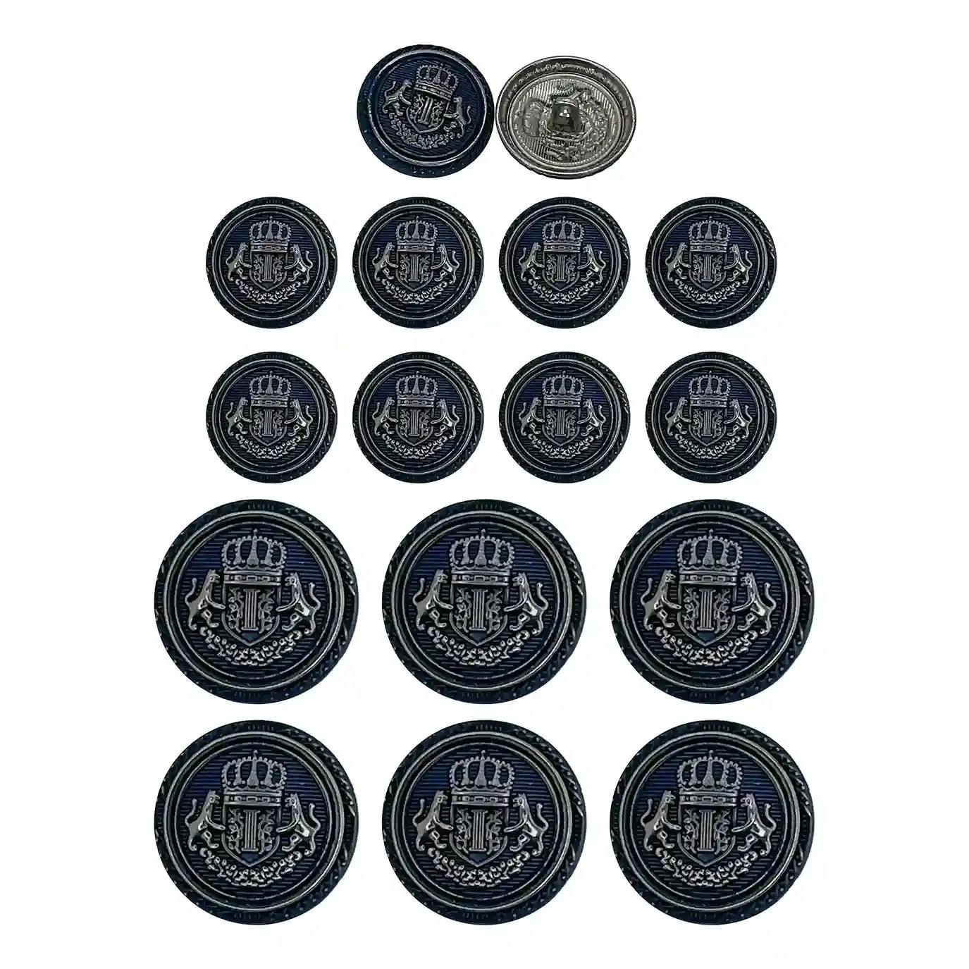 Elegant Anchor Style Metal Buttons